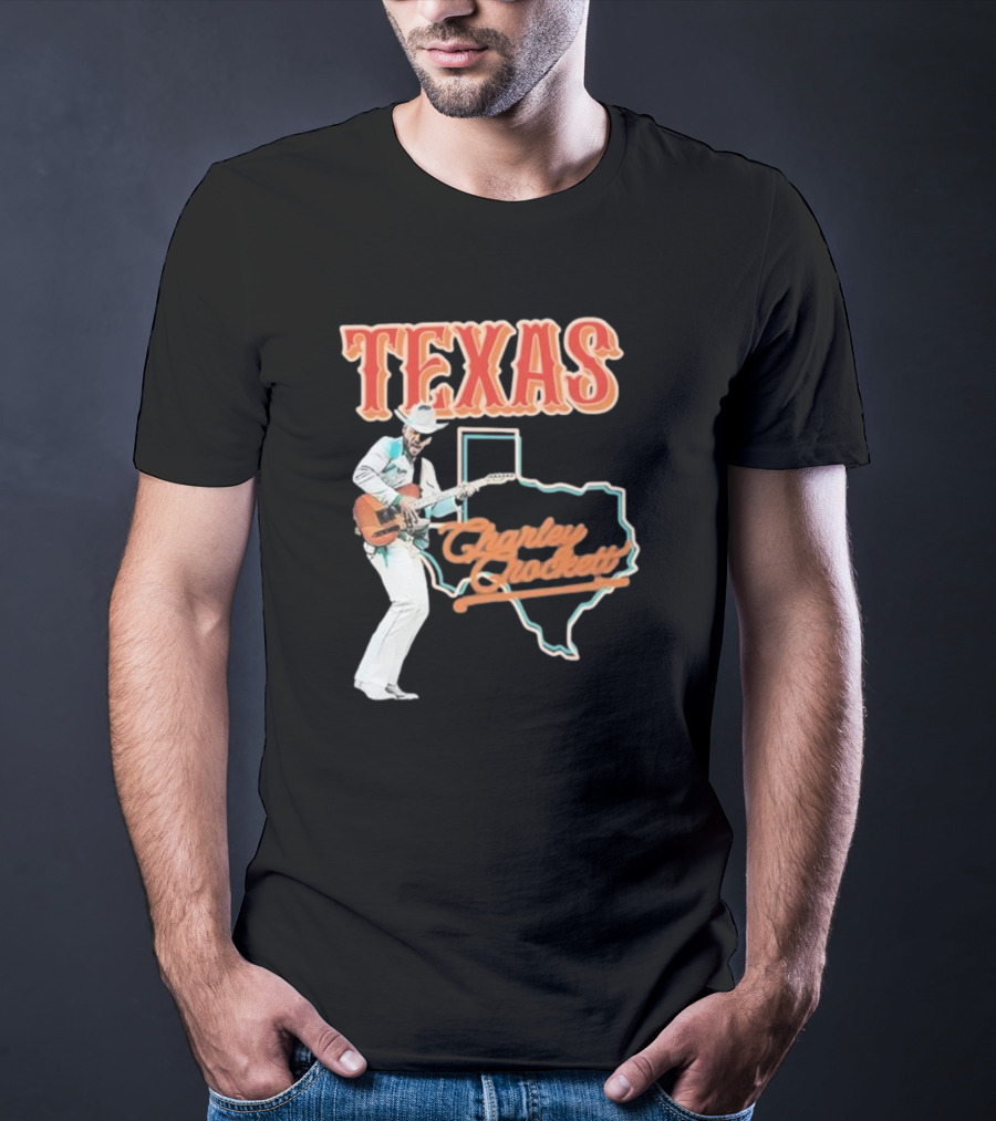 Texas Charley Crockett Cowboy Music T-Shirt