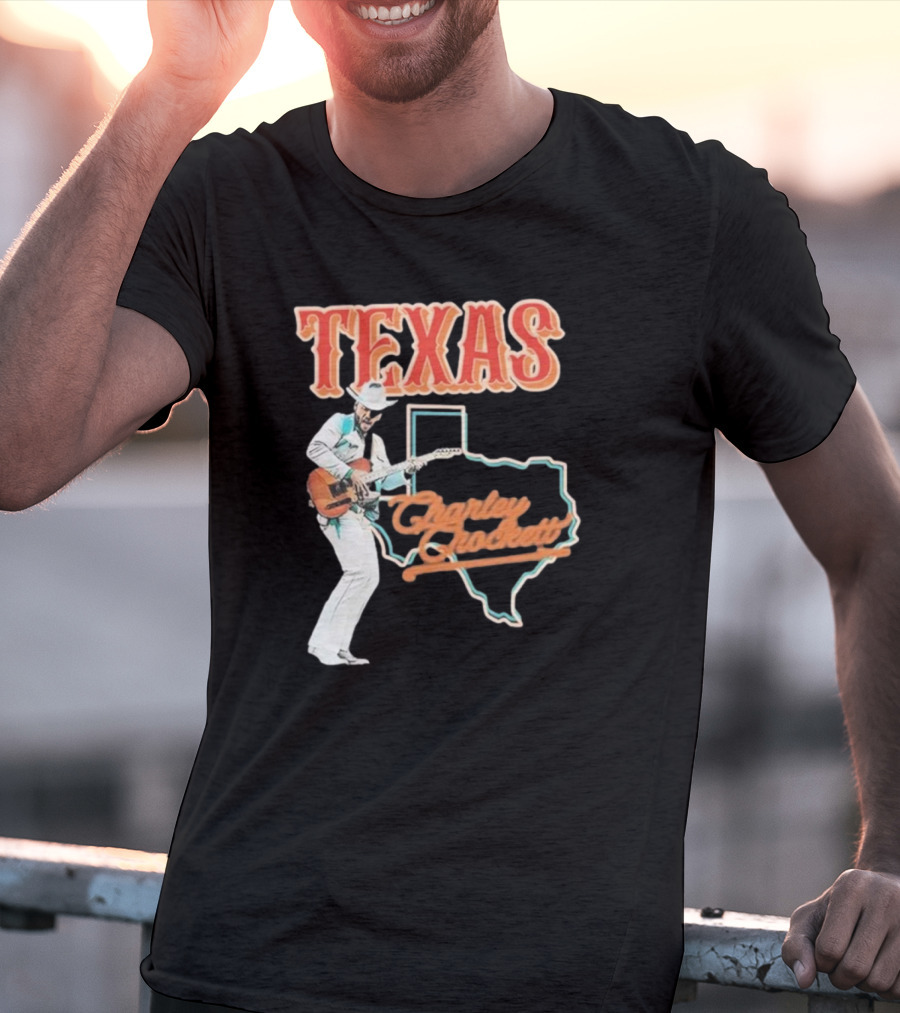 Texas Charley Crockett Cowboy Music T-Shirt