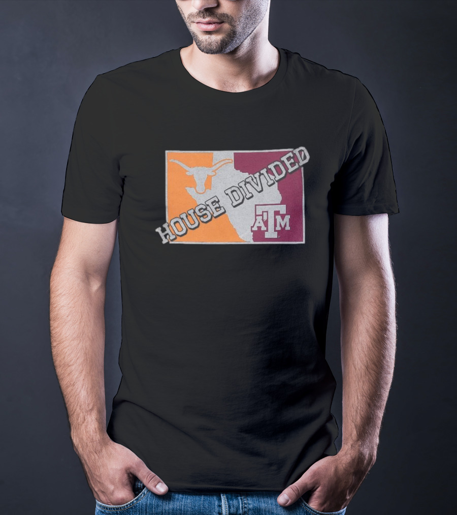 Texas A&M House Divided Longhorns T-Shirt