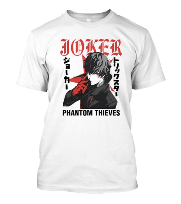 Joker Phantom Thieves Persona 5 Stylized Character T-Shirt