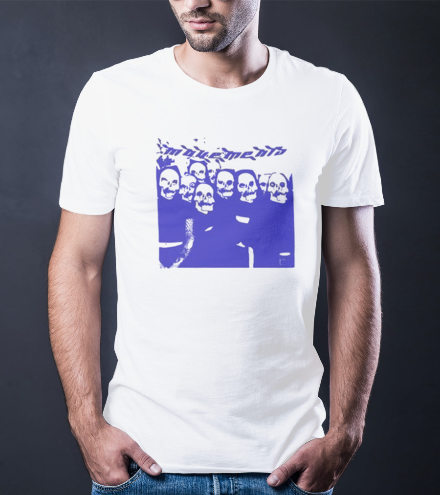 Movements Skeleton Mask Group Afraid To Die T-Shirt