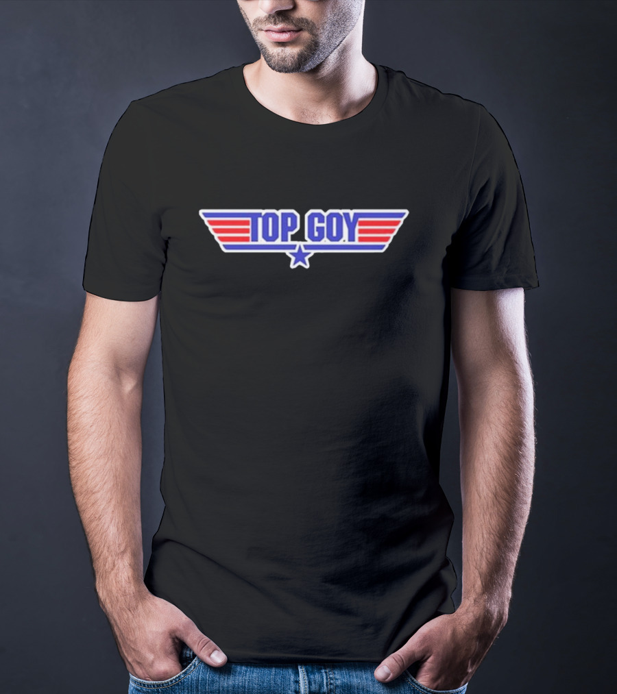 1984 Maverick Top Goy Wings Star Emblem Retro T-Shirt