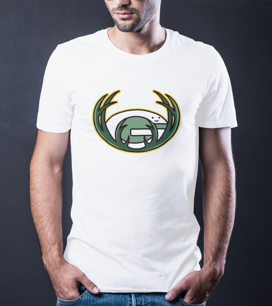 NFL Packers Brewers Logo Mashup Combine T-Shirt