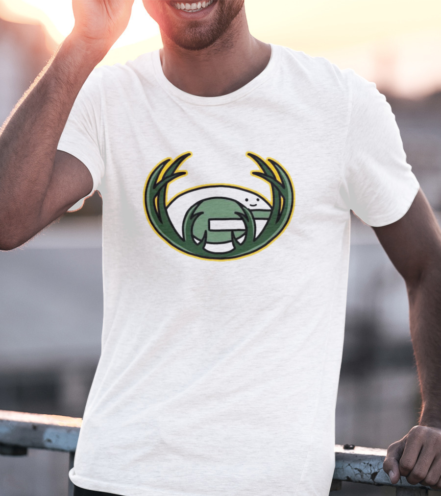 NFL Packers Brewers Logo Mashup Combine T-Shirt