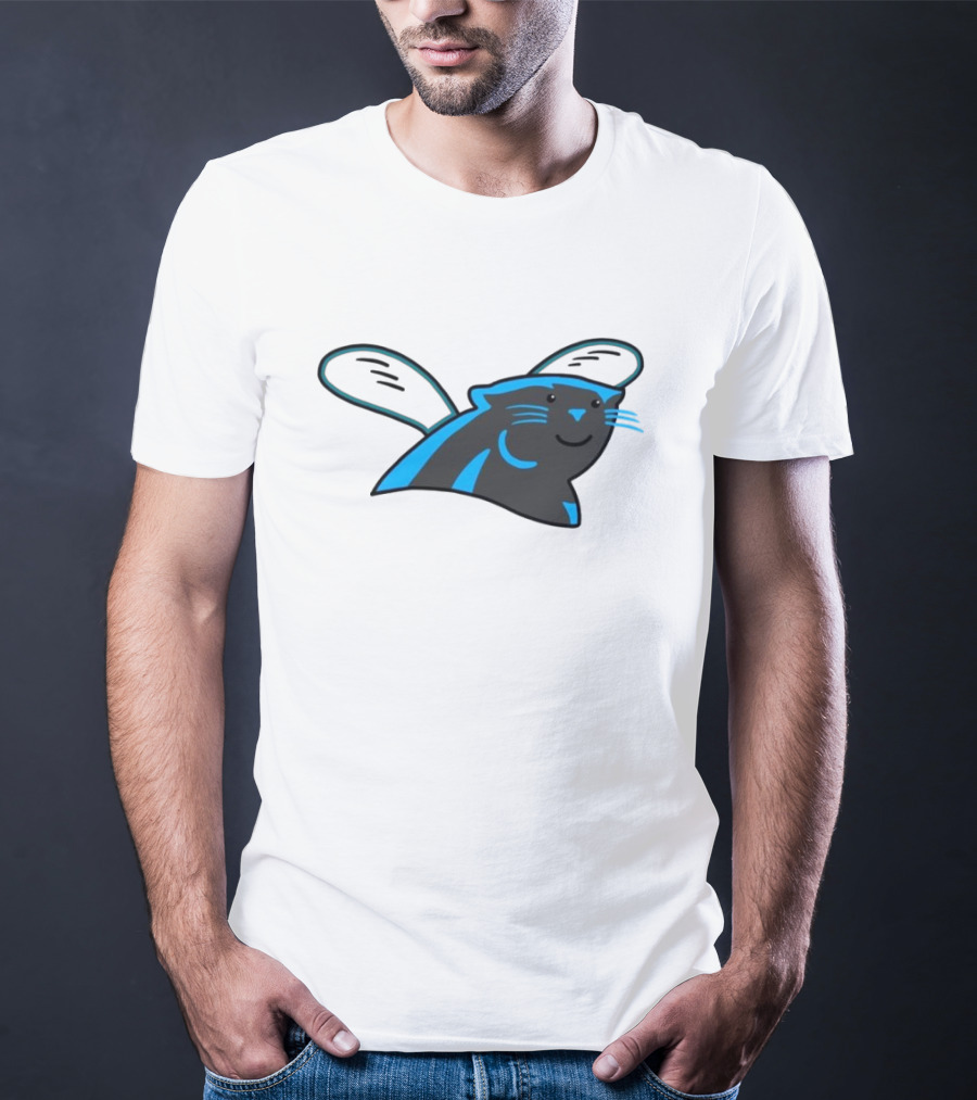 Panthers Hornets Hybrid Logo NFL NBA Mashup T-Shirt