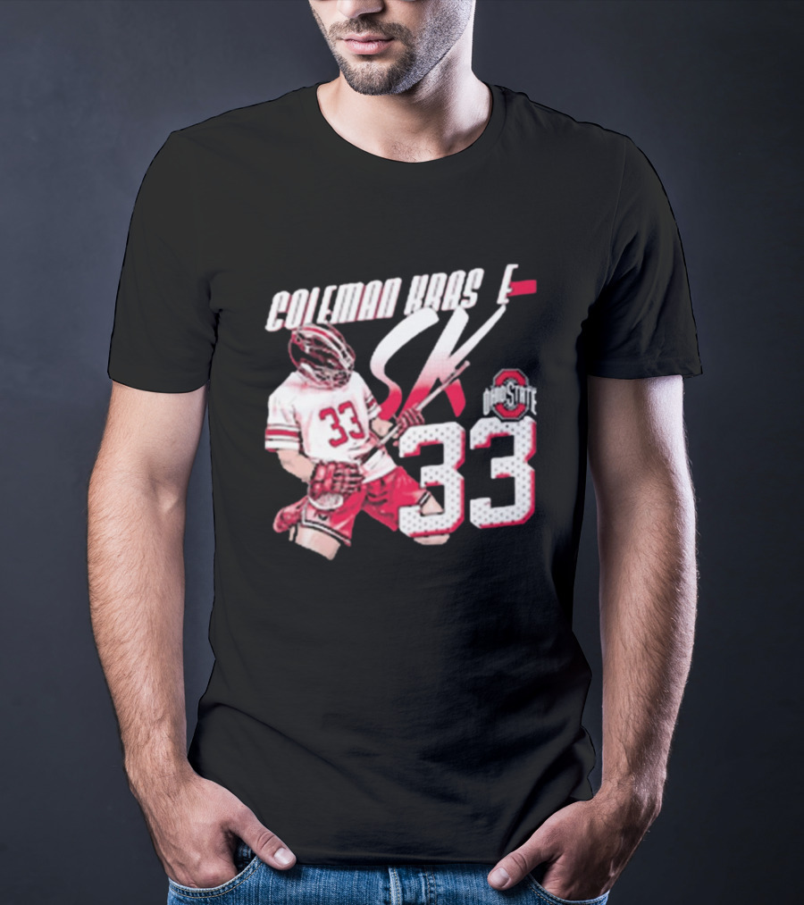Coleman Kraske Ohio State #33 SKI T-Shirt