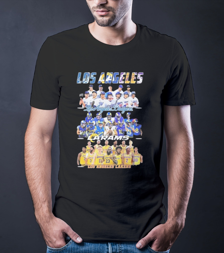 Los Angeles Dodgers Rams Lakers Team Sports T-Shirt