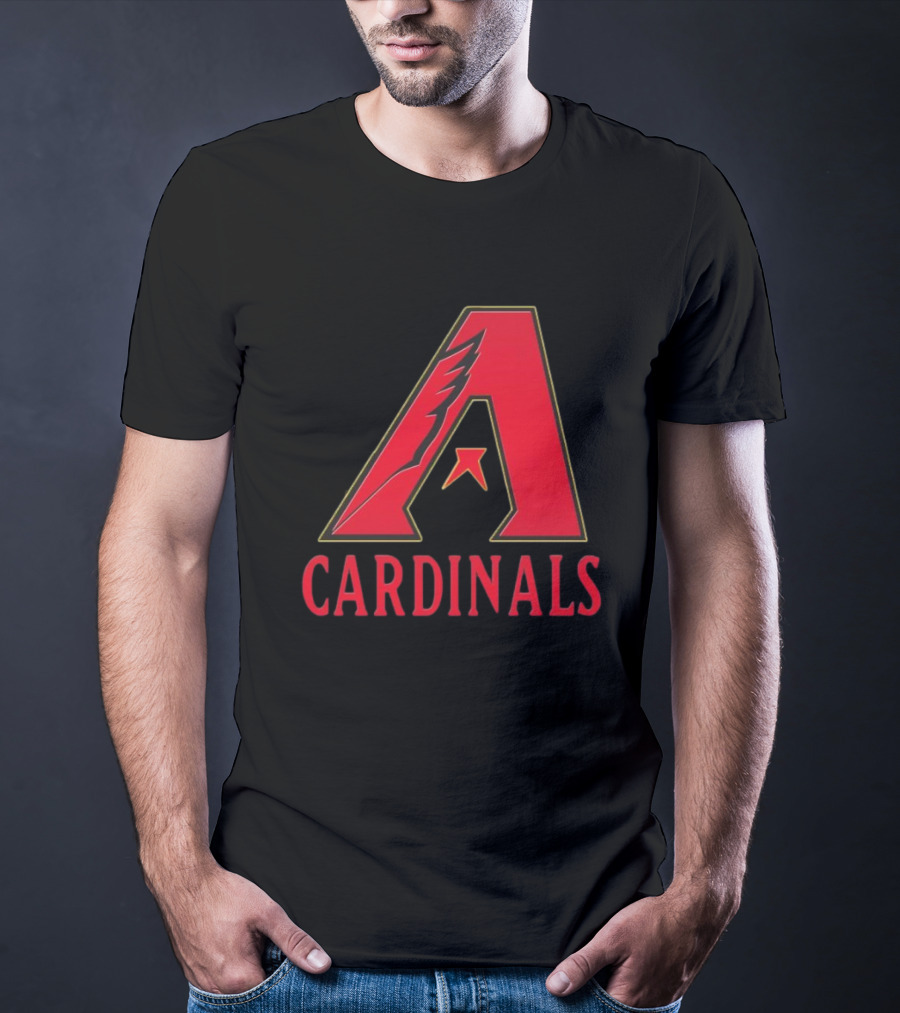 Arizona Cardinals Diamondbacks Mashup NFL MLB T-Shirt