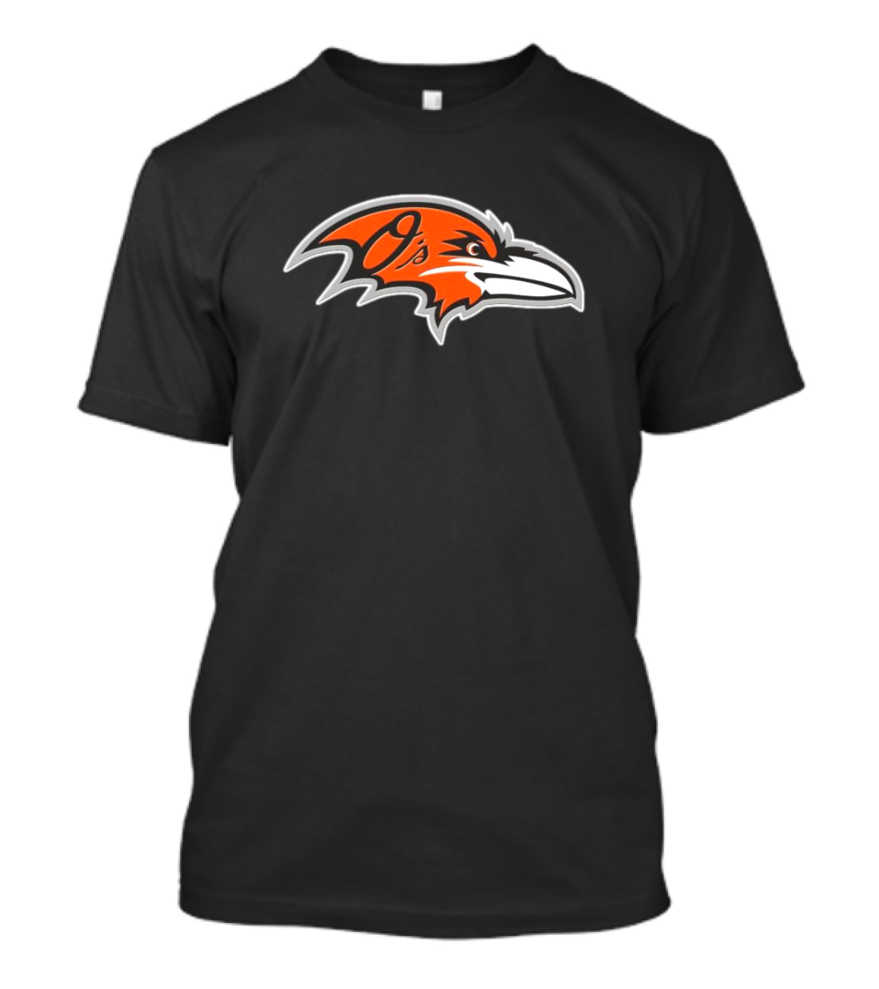 NFL MLB Baltimore Ravens Orioles Logo Mashup T-Shirt