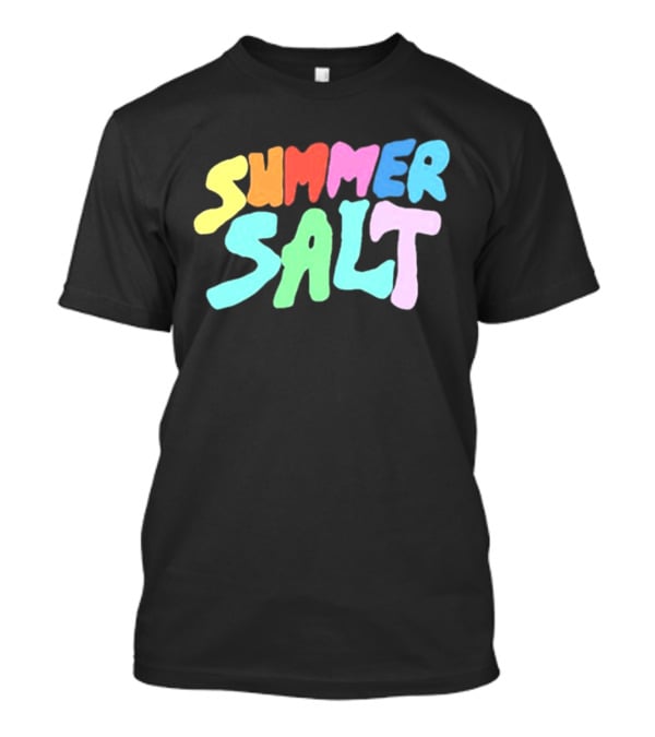 Summer Salt Colorful Rainbow Typography T-Shirt