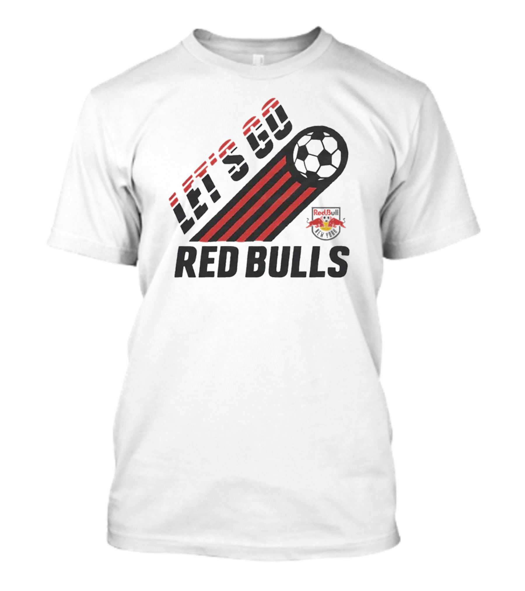 New York Red Bulls Let's Go Soccer Ball T-Shirt