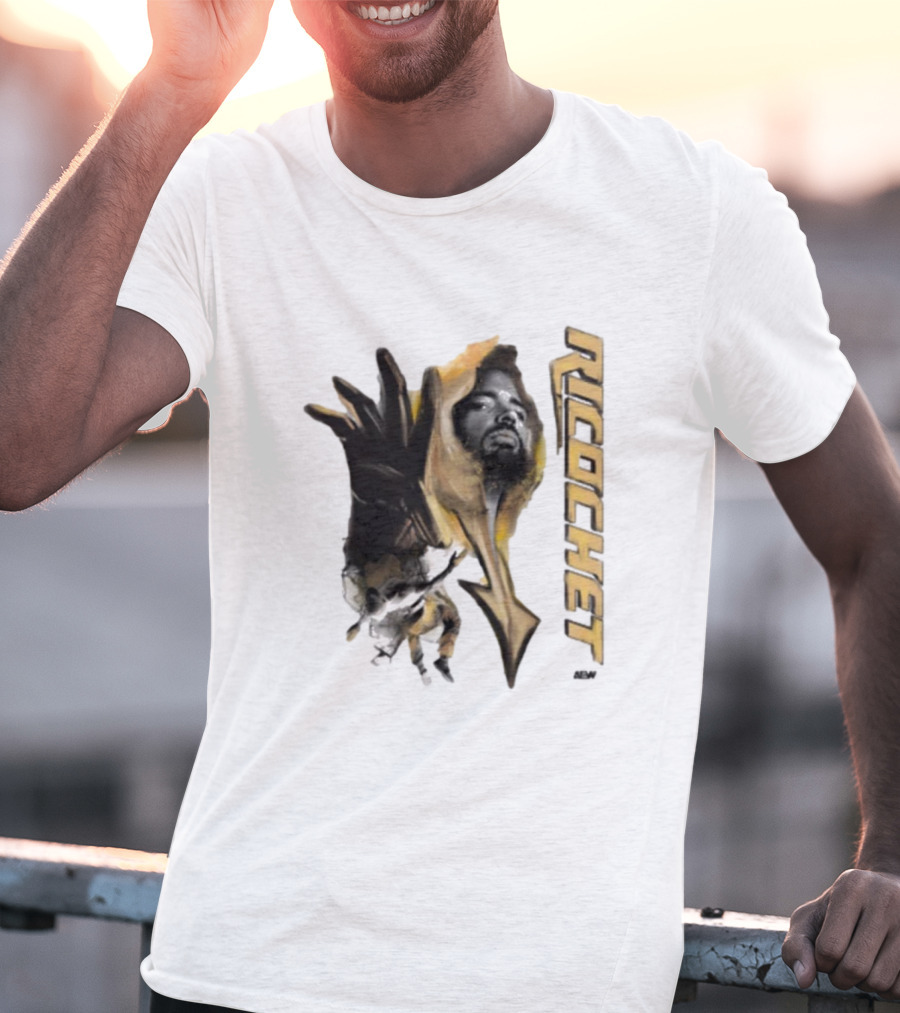 Ricochet AEW Unstoppable Iconic Presence T-Shirt