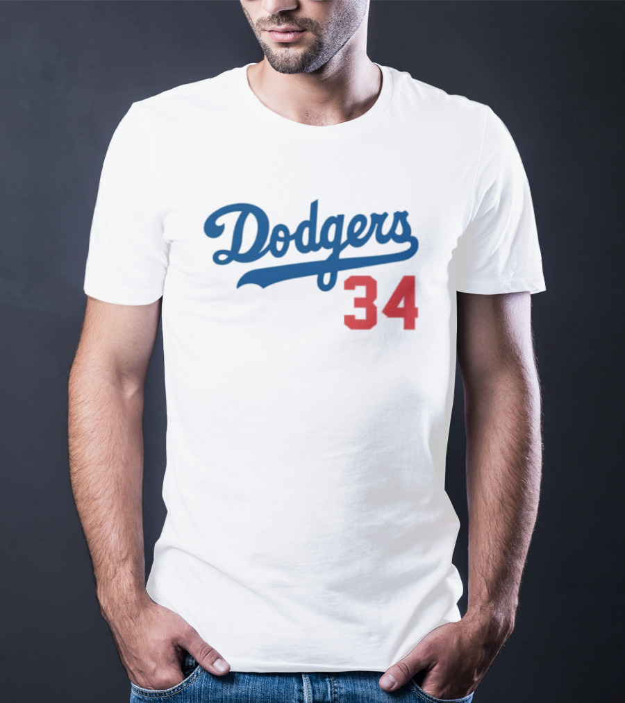 Dodgers 34 Los Angeles Jack Honoring El Toro Fernando Valenzuela T-Shirt