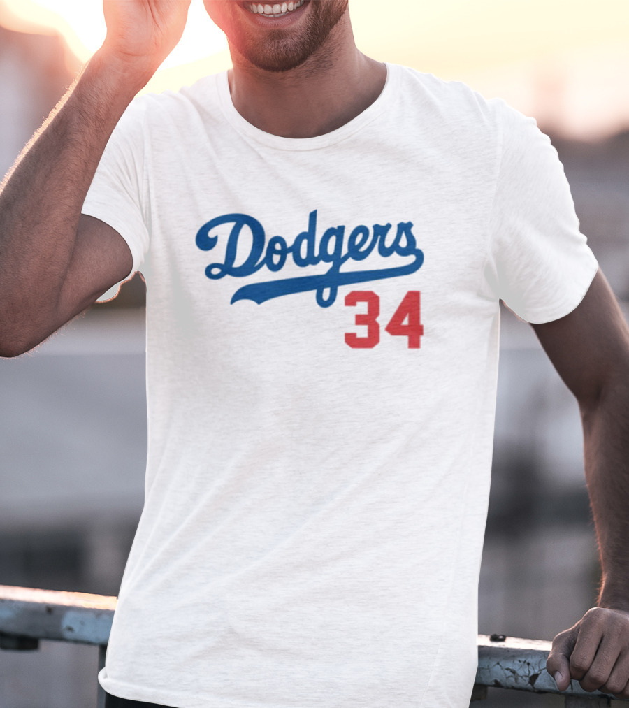 Dodgers 34 Los Angeles Jack Honoring El Toro Fernando Valenzuela T-Shirt