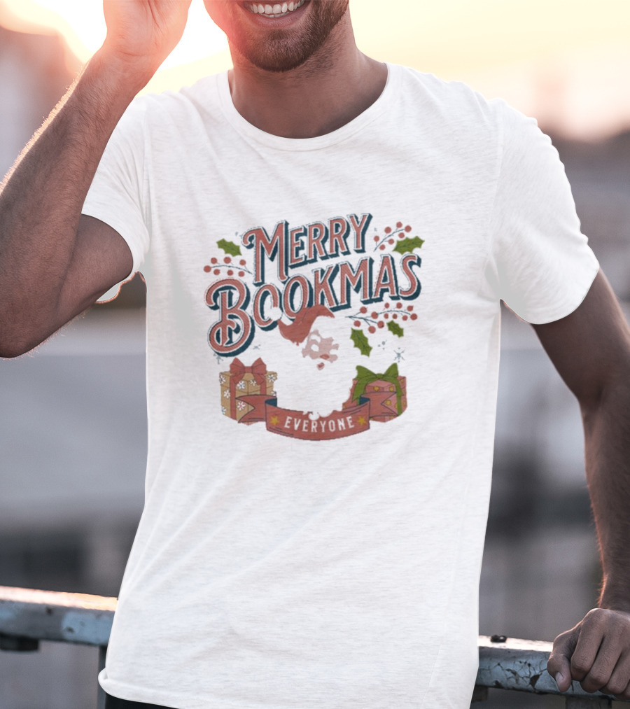 Merry Bookmas Everyone Christmas T-Shirt