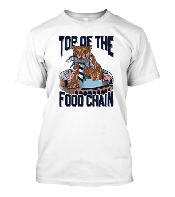 Top Of The Food Chain Penn State Nittany Lions Wisconsin Badgers Stadium Battle T-Shirt