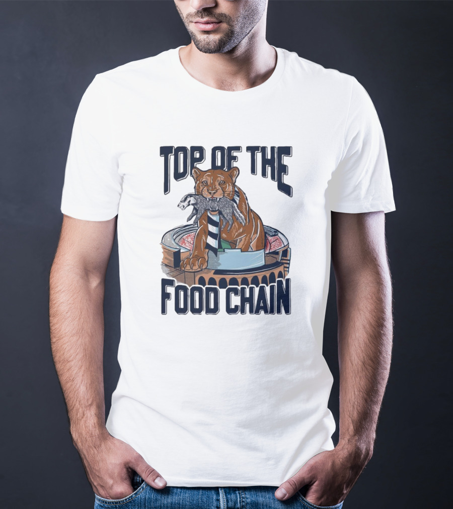 Top Of The Food Chain Penn State Nittany Lions Wisconsin Badgers Stadium Battle T-Shirt