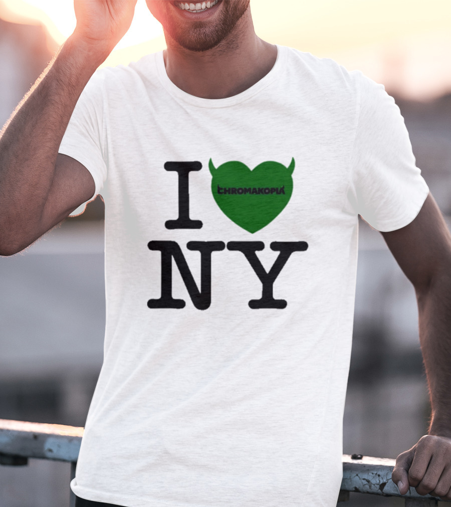 I Love Chromakopia NY Devil Heart T-Shirt