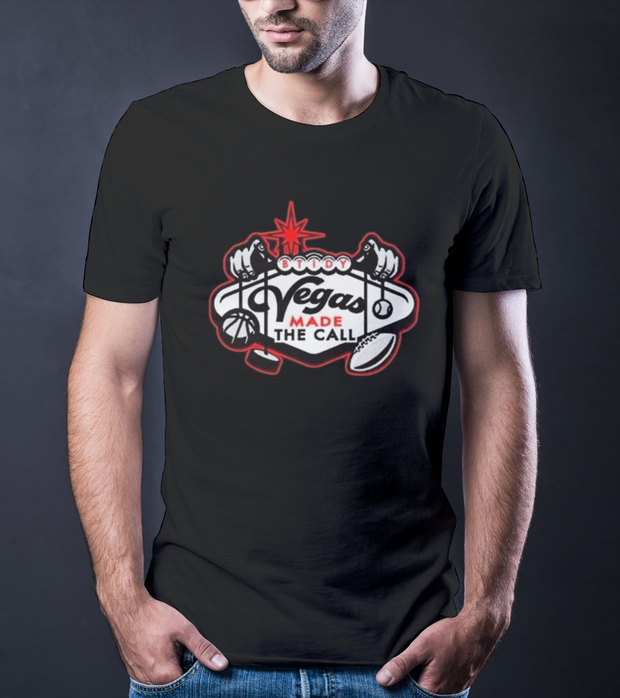 Btidy Vegas Made The Call Sports Iconic T-Shirt