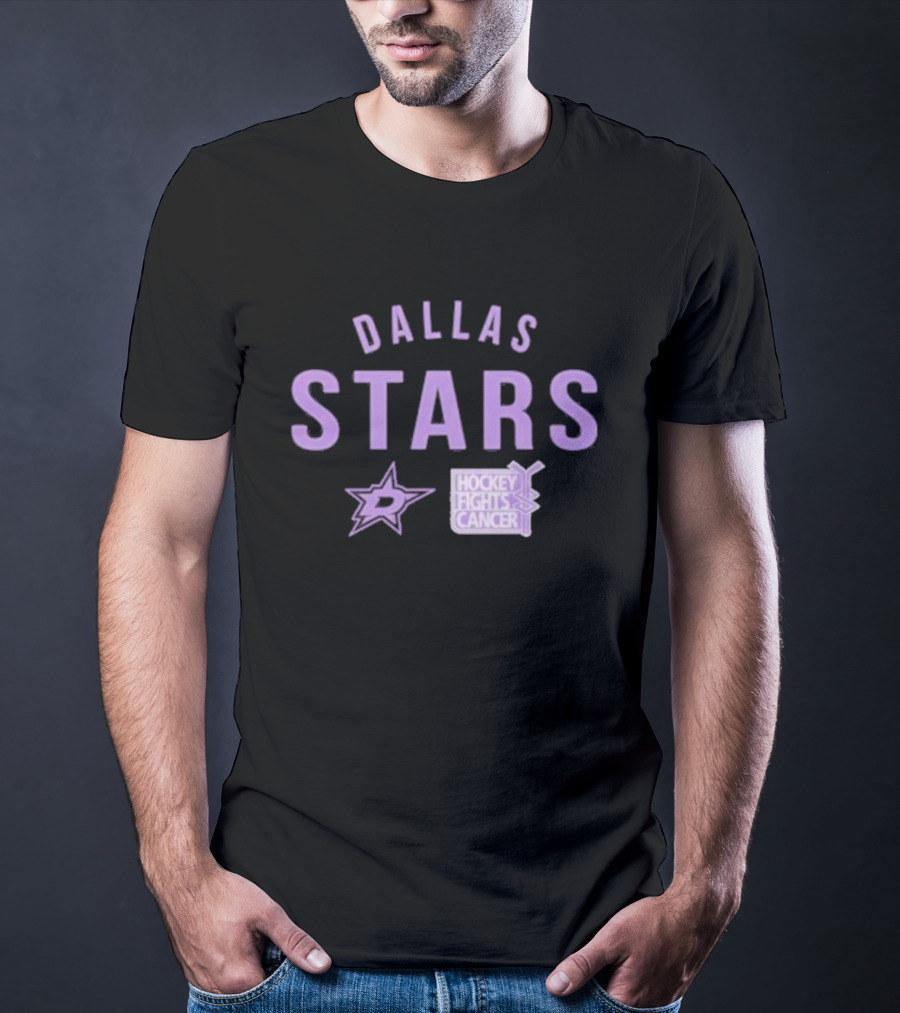 Dallas Stars Hockey Fights Cancer T-Shirt
