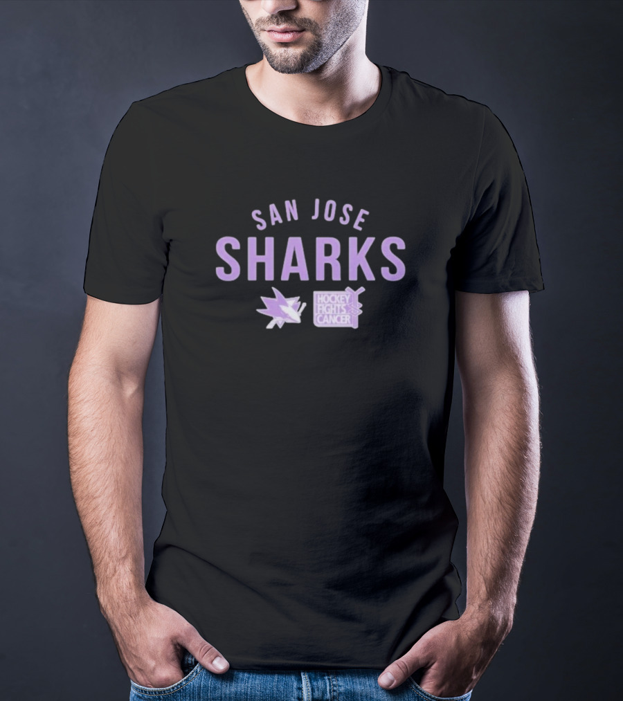 San Jose Sharks Hockey Fights Cancer T-Shirt