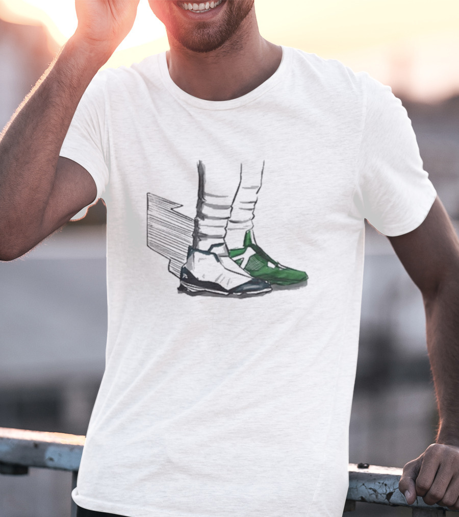 Dhwani Shoe Game FlyEaglesFly Sneakers T-Shirt