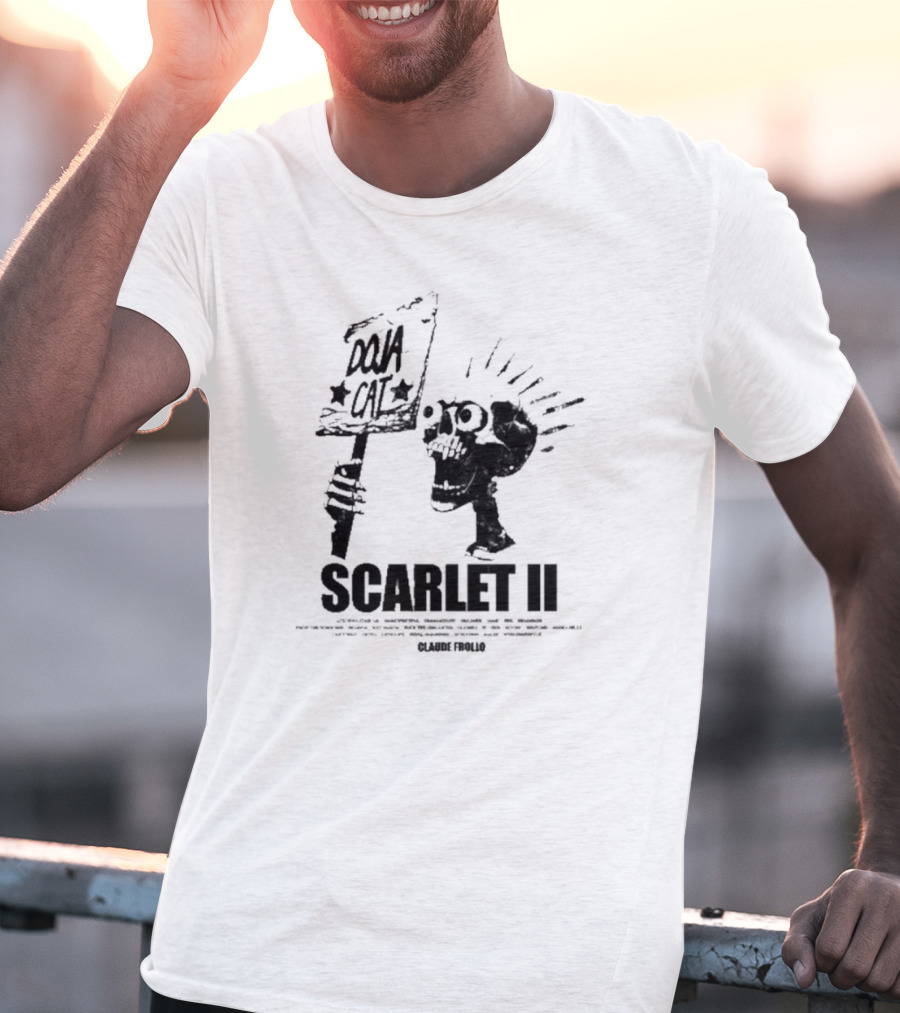 Doja Cat Scarlet II Claude Frollo Skull T-Shirt