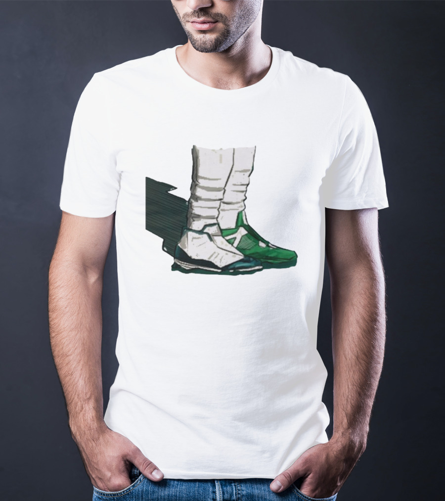 Jalen Hurts Two-Shoes Philadelphia Eagles NFL T-Shirt