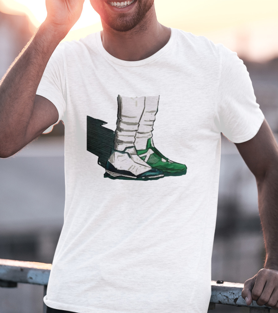 Jalen Hurts Two-Shoes Philadelphia Eagles NFL T-Shirt
