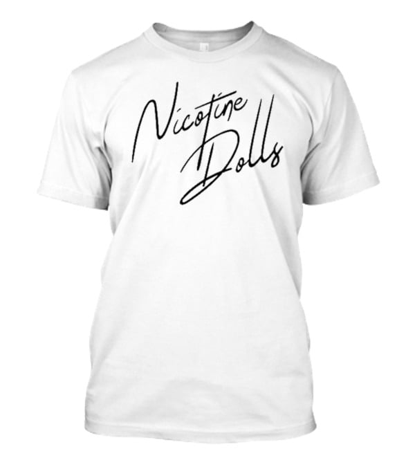 Nicotine Dolls Band Logo Signature T-Shirt
