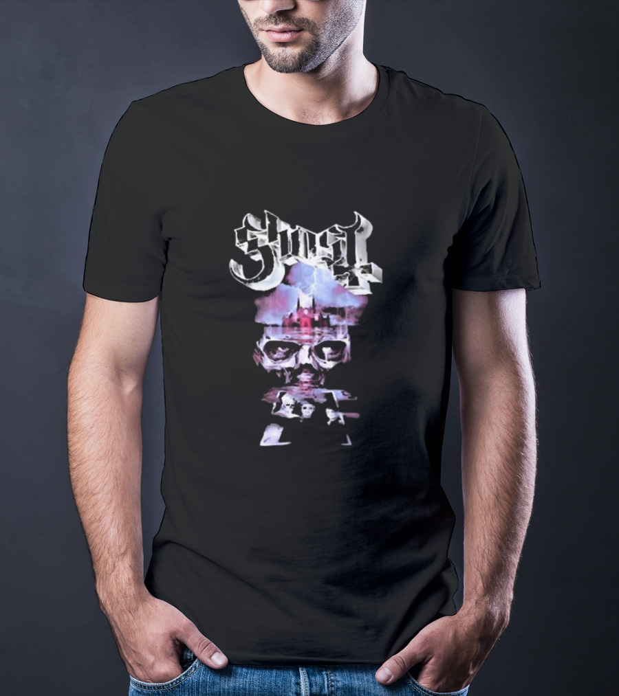 Ghost Lightning Skull Back Street Legacy T-Shirt