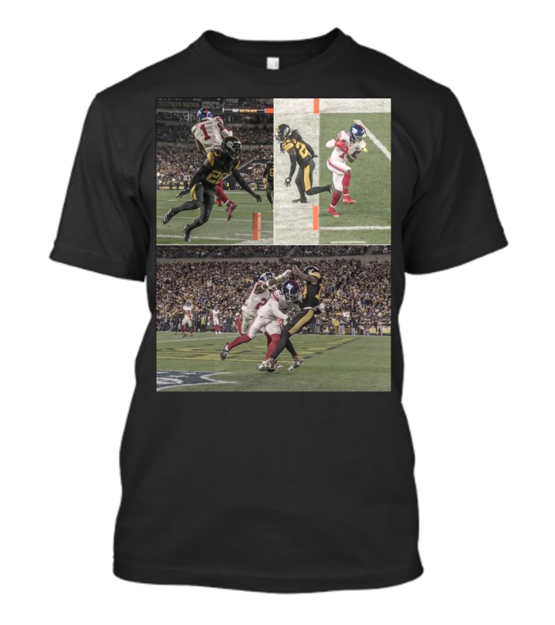 Malik Nabers George Pickens Both Close Scoring Touchdowns Football Moments T-Shirt