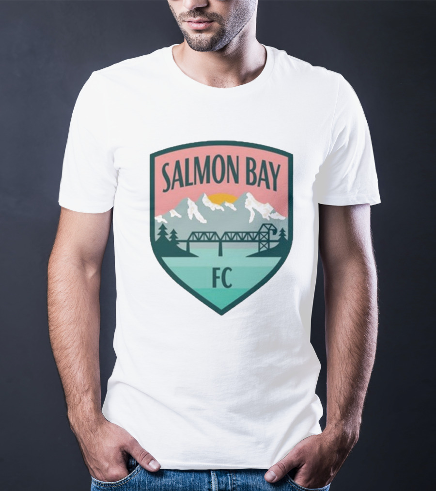 Ballard FC Salmon Bay FC Salmon Bay Mountain Bridge Vintage T-Shirt