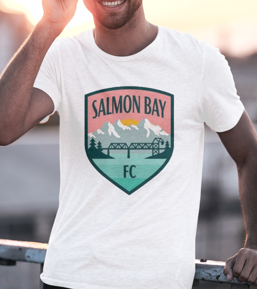 Ballard FC Salmon Bay FC Salmon Bay Mountain Bridge Vintage T-Shirt