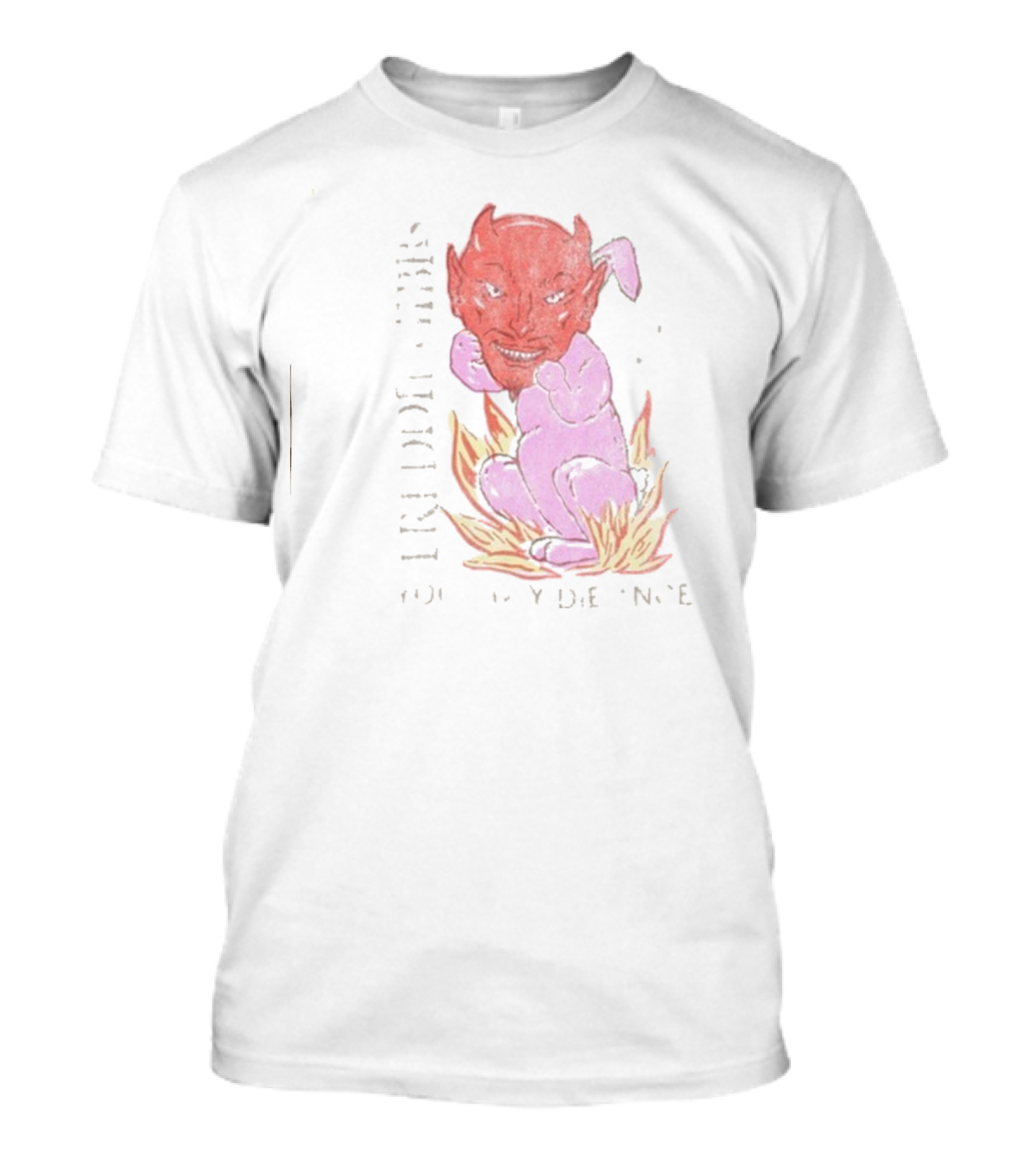 Freddie Gibbs You Only Die 1Nce Devil Roast Paint Red Devil In Flames T-Shirt