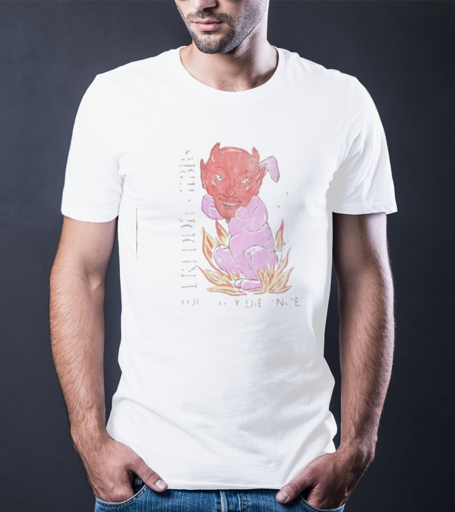 Freddie Gibbs You Only Die 1Nce Devil Roast Paint Red Devil In Flames T-Shirt