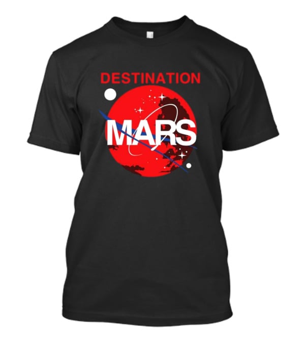 Buzz Aldrin Destination Mars NASA Space Exploration T-Shirt