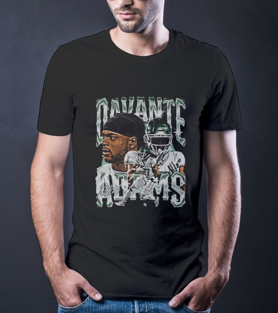 Davante Adams New York Jets Signature T-Shirt
