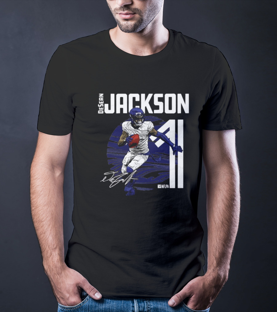 DeSean Jackson NFLPA Signature Baltimore Ravens Number 11 NFL T-Shirt