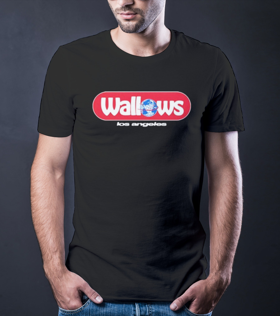Wallows Globe Logo Los Angeles T-Shirt