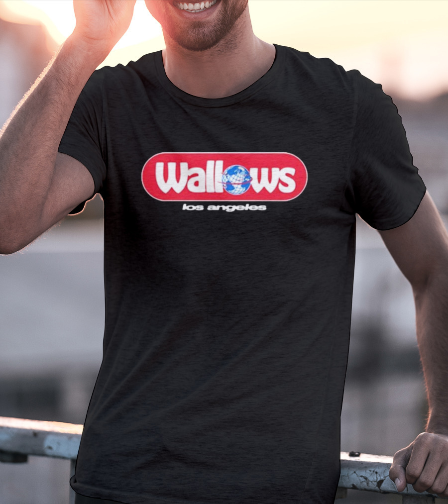 Wallows Globe Logo Los Angeles T-Shirt