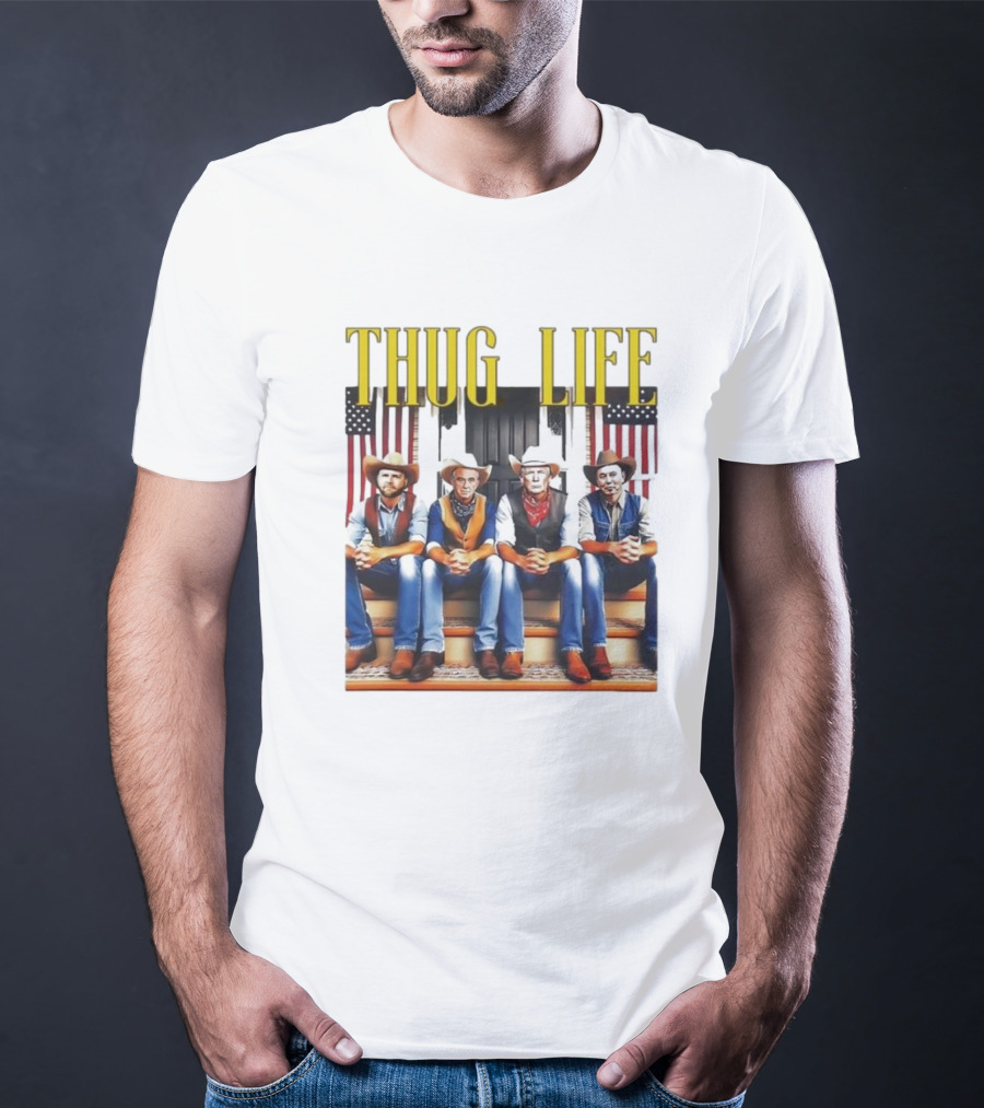 Thug Life Team Cowboys USA T-Shirt