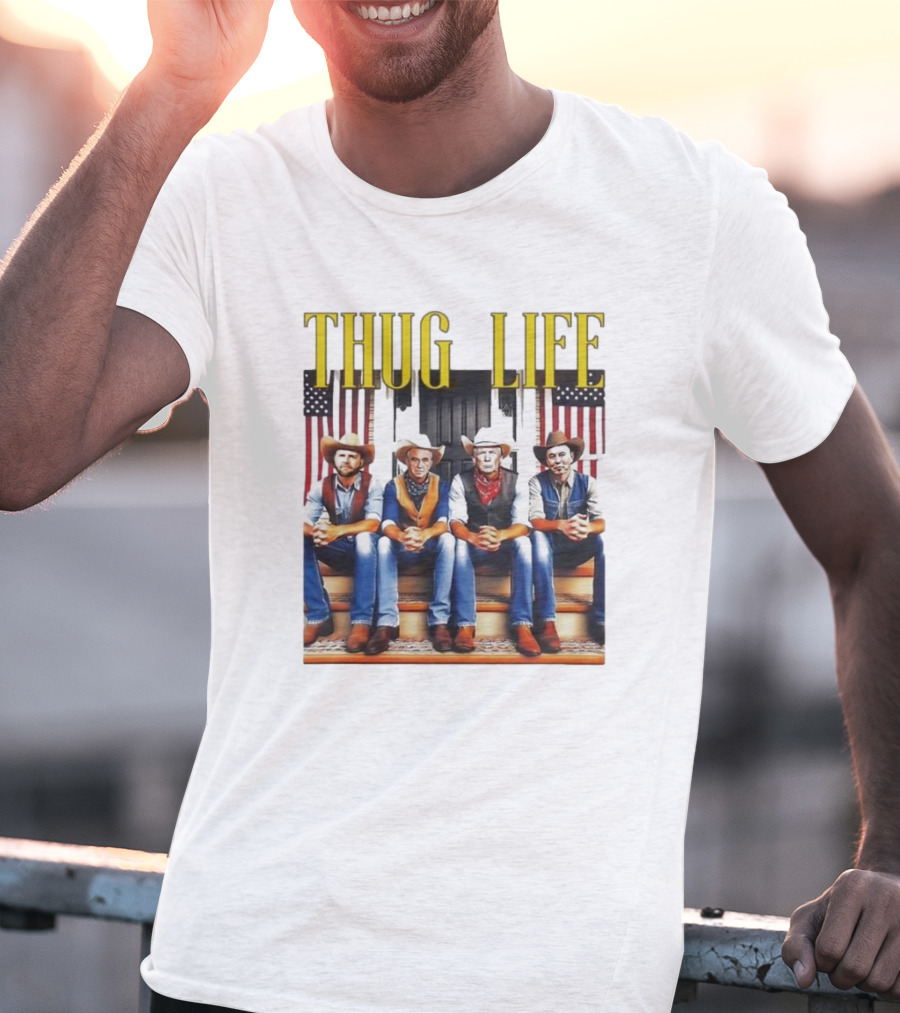 Thug Life Team Cowboys USA T-Shirt