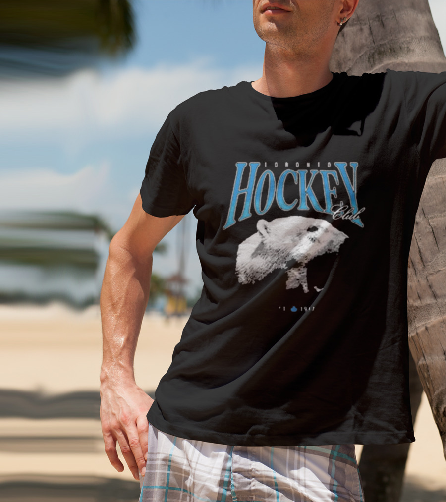Toronto Hockey Club Est 1917 Flowbuds Vintage Ice Bear T-Shirt