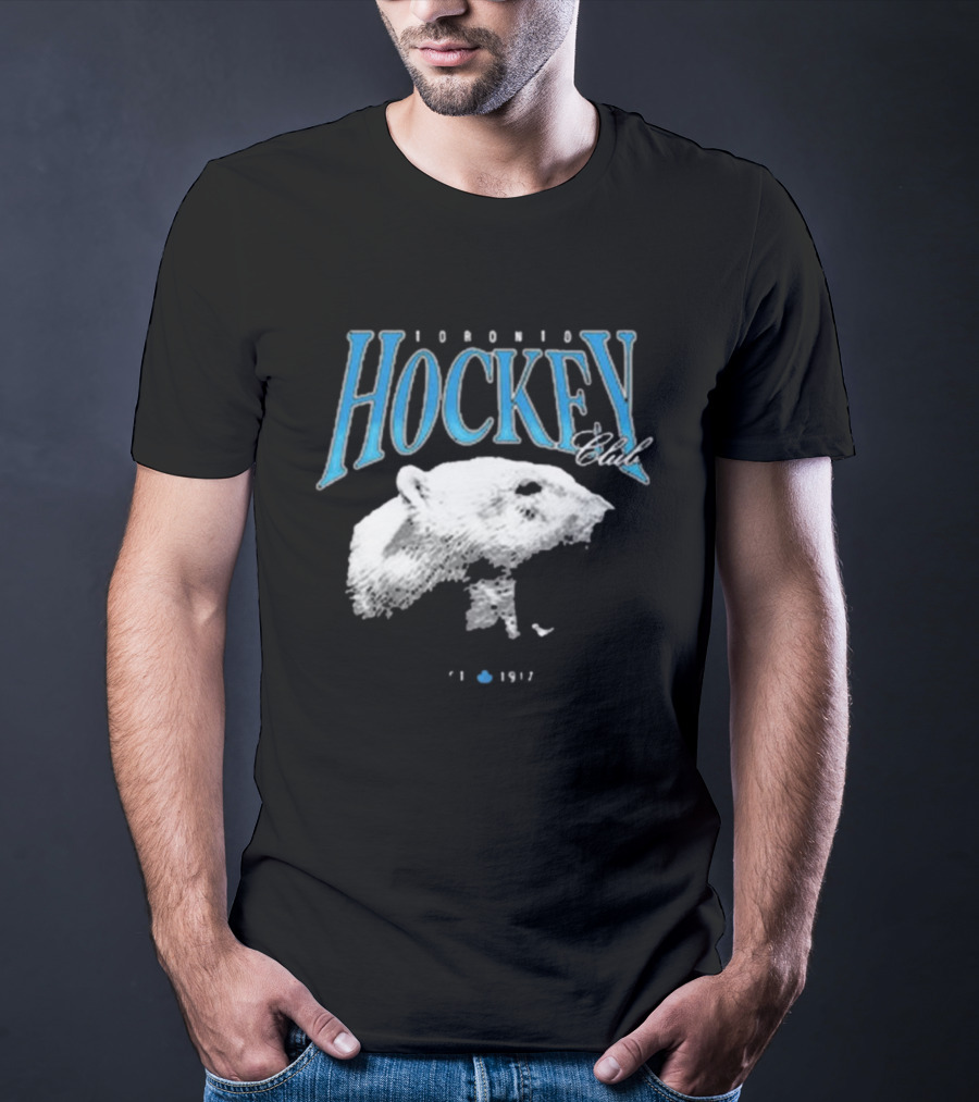 Toronto Hockey Club Est 1917 Flowbuds Vintage Ice Bear T-Shirt