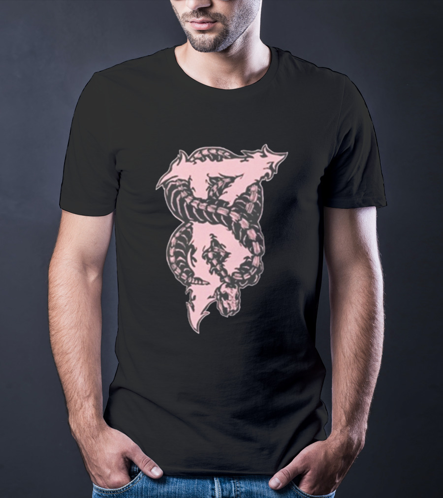 Beartooth Band Merch Metal Snake Pink T-Shirt