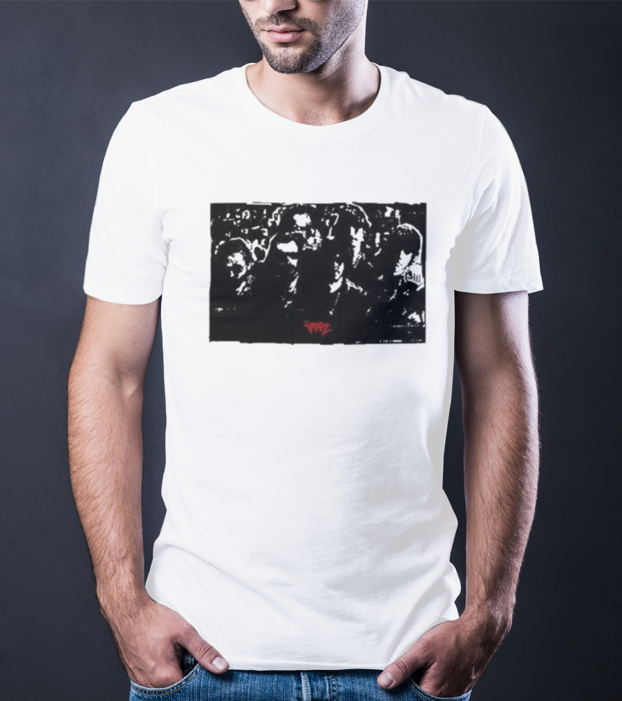 The Voidz Group Photo Black And Red Album Cover Aesthetic T-Shirt