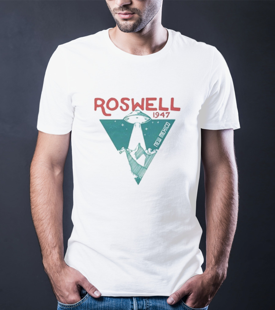 Roswell 1947 UFO New Mexico Triangle T-Shirt