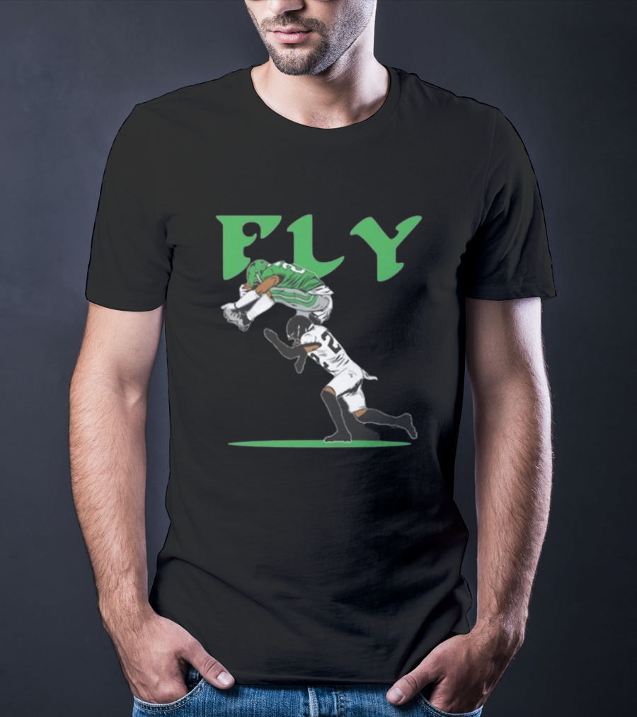 Saquon Barkley Fly No-Look Hurdle T-Shirt