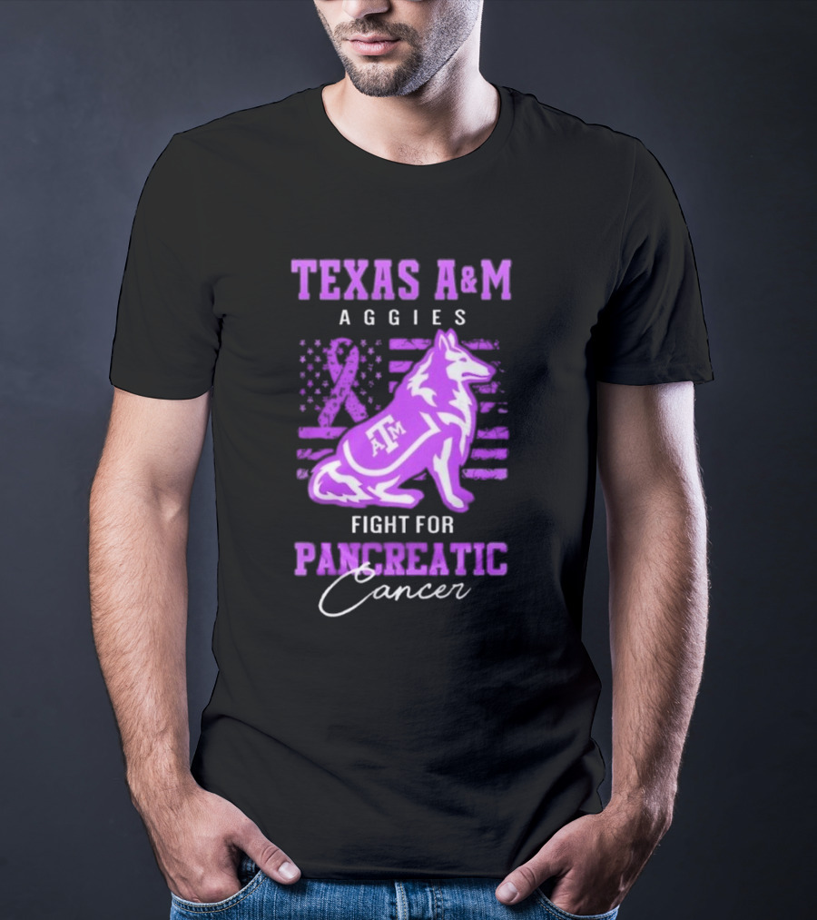 Texas A&M Aggies Fight For Pancreatic Cancer T-Shirt